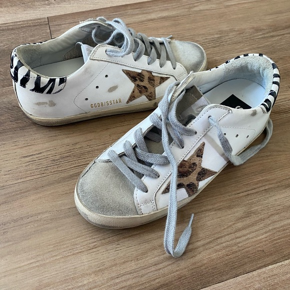 golden goose zebra/ leopard superstars - Picture 5 of 7